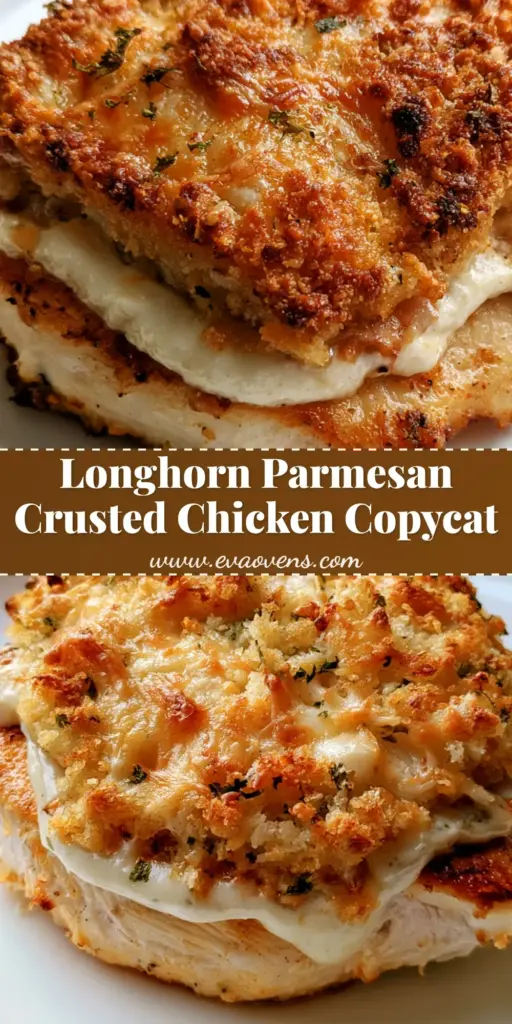 A single portion of Longhorn Parmesan Crusted Chicken on a white plate with a thick golden panko crust and parsley flecks.